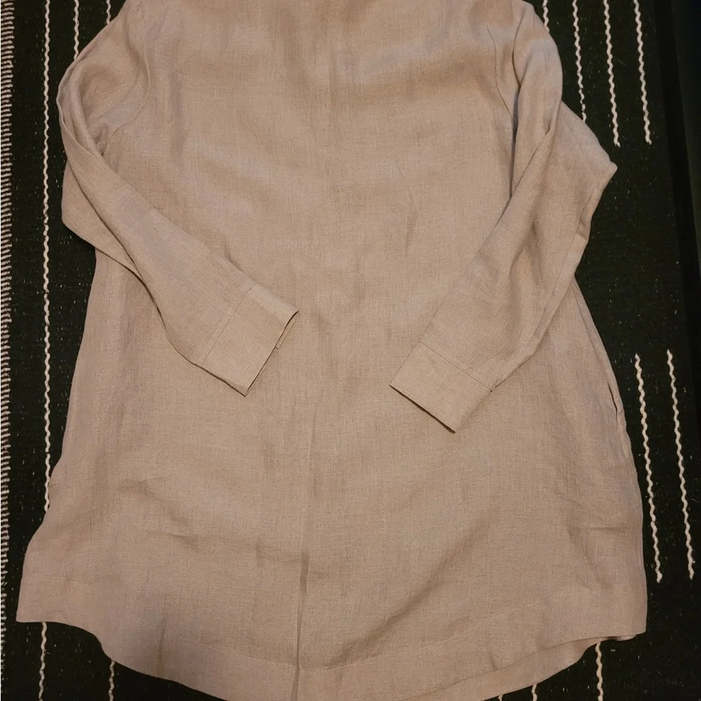 Extra Large pure long linen shirt, never worn - Picture 4 of 5